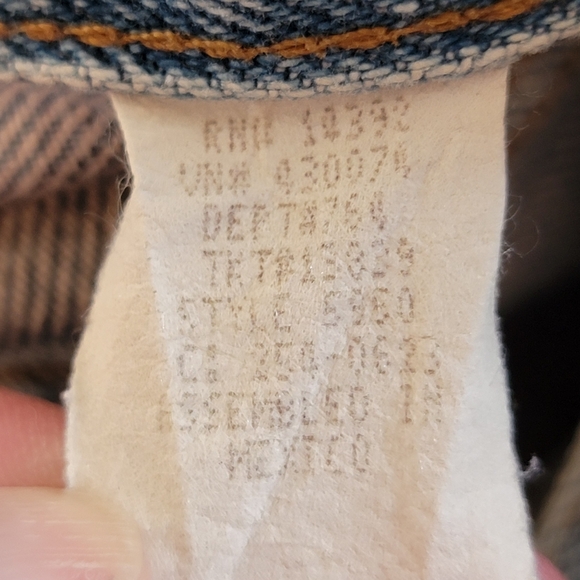 HUNT CLUB ♡ Vintage Hi-Rise Wide Leg Factory Faded Denim Blue Jeans 10P - Picture 9 of 16